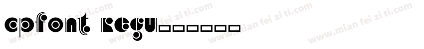 CPFont Regu字体转换